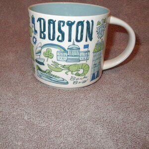 Starbucks Boston Mug Been There Across The Globe Horse Music Clover Lobster 2022